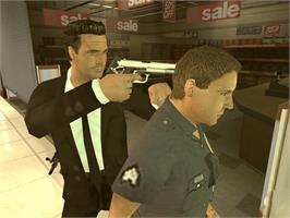In game image of Reservoir Dogs on the Microsoft Xbox.