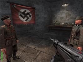 In game image of Return to Castle Wolfenstein: Tides of War on the Microsoft Xbox.