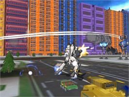 In game image of Robotech: Battlecry (Collector's Edition) on the Microsoft Xbox.