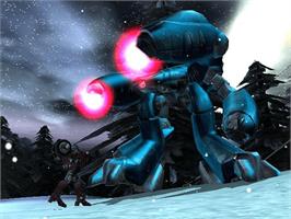 In game image of Robotech: Invasion on the Microsoft Xbox.