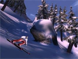 In game image of SSX on Tour on the Microsoft Xbox.