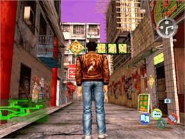In game image of Shenmue 2 on the Microsoft Xbox.