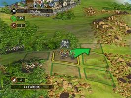 In game image of Sid Meier's Pirates on the Microsoft Xbox.