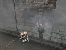 In game image of Silent Hill 2: Restless Dreams on the Microsoft Xbox.