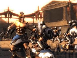 In game image of Spartan: Total Warrior on the Microsoft Xbox.