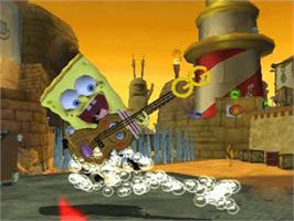 In game image of SpongeBob SquarePants: The Movie on the Microsoft Xbox.