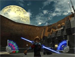 In game image of Star Wars: Jedi Knight - Jedi Academy on the Microsoft Xbox.