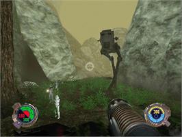 In game image of Star Wars: Jedi Knight II - Jedi Outcast on the Microsoft Xbox.