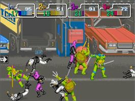 In game image of Teenage Mutant Ninja Turtles 2: Battle Nexus on the Microsoft Xbox.