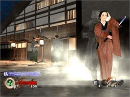 In game image of Tenchu: Return from Darkness on the Microsoft Xbox.