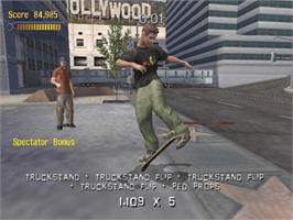 In game image of Tony Hawk's Pro Skater 3 on the Microsoft Xbox.