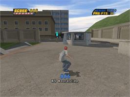 In game image of Tony Hawk's Pro Skater 4 on the Microsoft Xbox.
