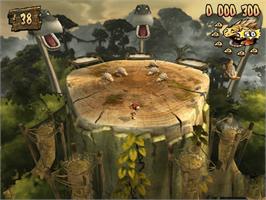 In game image of Tork: Prehistoric Punk on the Microsoft Xbox.