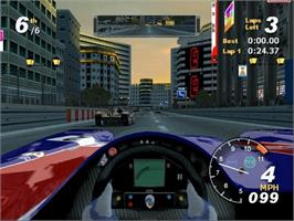 In game image of Total Immersion Racing on the Microsoft Xbox.