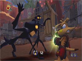 In game image of Ty the Tasmanian Tiger 3: Night of the Quinkan on the Microsoft Xbox.