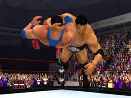In game image of WWF Raw on the Microsoft Xbox.