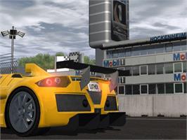 In game image of World Racing 2 on the Microsoft Xbox.