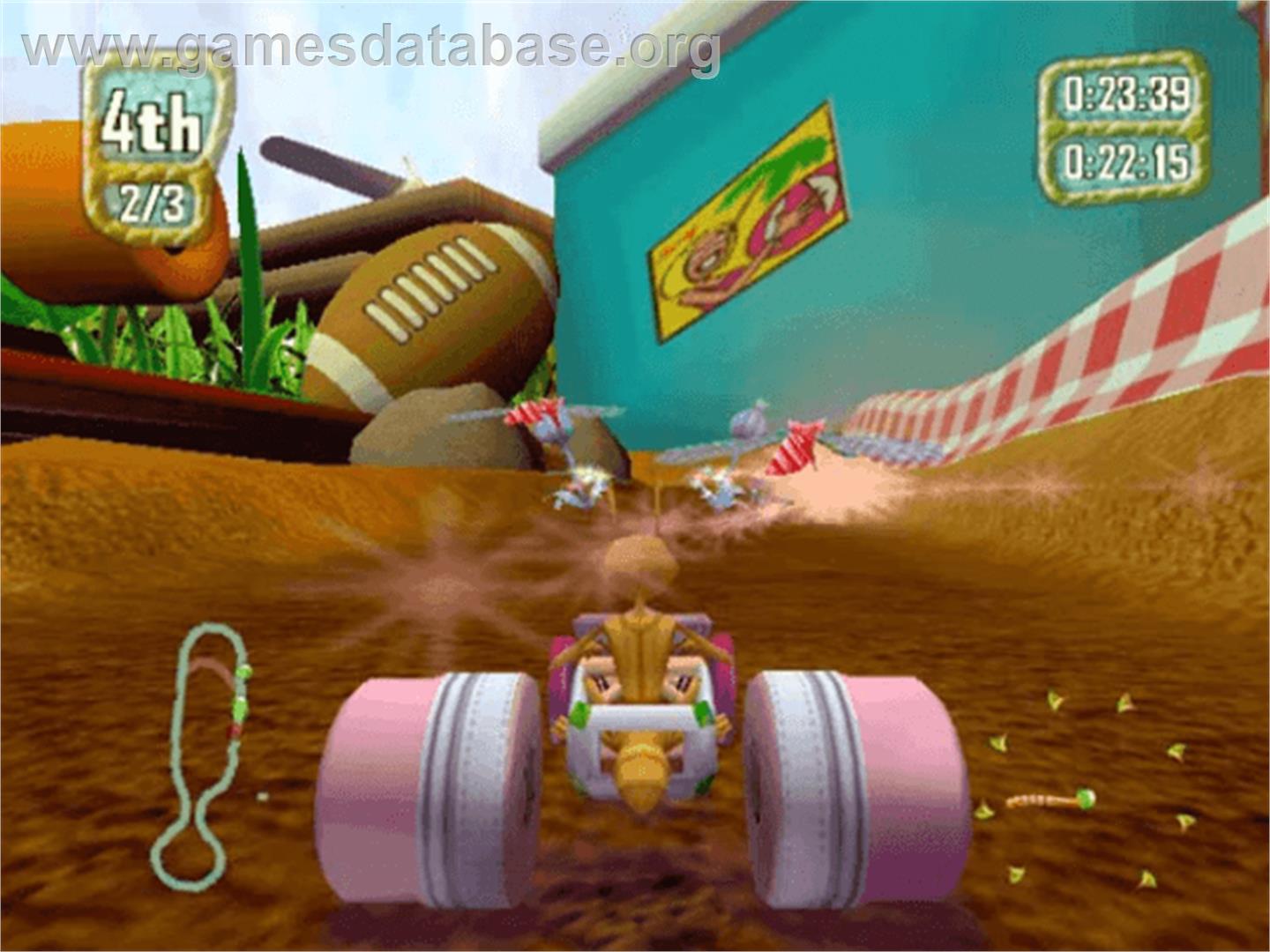 Antz Extreme Racing - Microsoft Xbox - Artwork - In Game