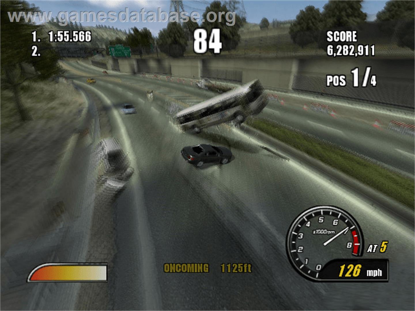 Burnout 2: Point of Impact - Microsoft Xbox - Artwork - In Game