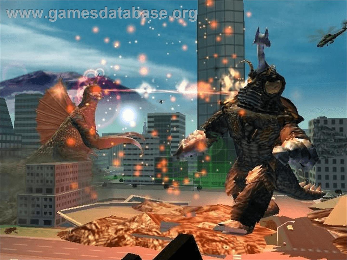 Godzilla: Destroy All Monsters Melee - Microsoft Xbox - Artwork - In Game