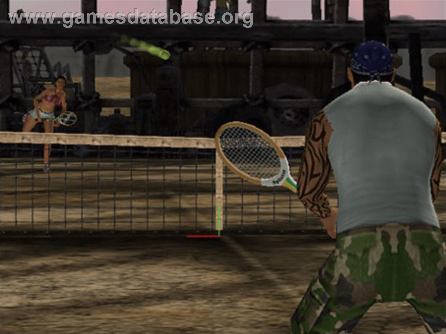 Outlaw Tennis - Microsoft Xbox - Artwork - In Game