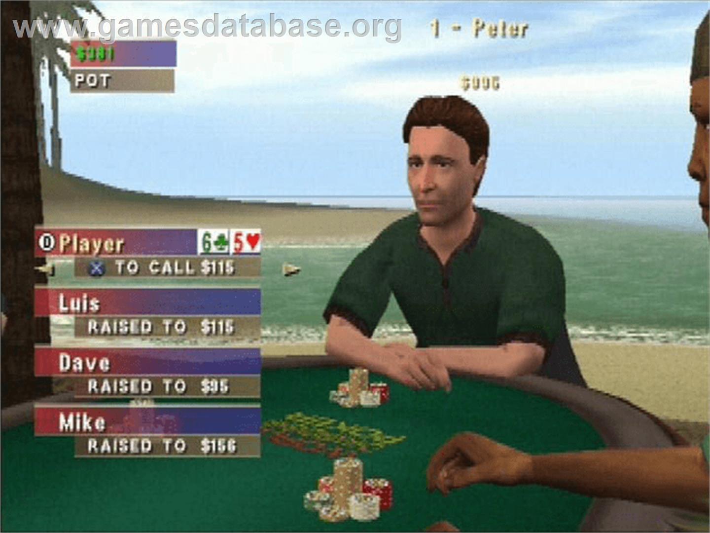 World Championship Poker - Microsoft Xbox - Artwork - In Game