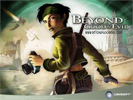 Title screen of Beyond Good & Evil on the Microsoft Xbox.