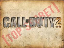 Title screen of Call of Duty 2: Big Red One on the Microsoft Xbox.