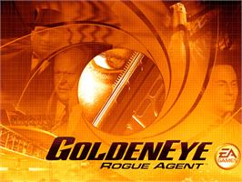 Title screen of GoldenEye: Rogue Agent on the Microsoft Xbox.