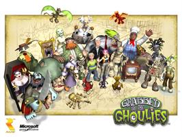 Title screen of Grabbed by the Ghoulies on the Microsoft Xbox.