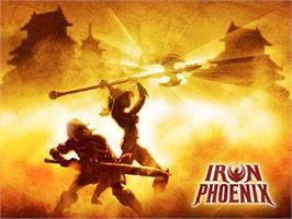 Title screen of Iron Phoenix on the Microsoft Xbox.