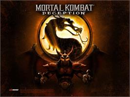 Title screen of Mortal Kombat: Deception on the Microsoft Xbox.