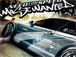 Title screen of Need for Speed: Most Wanted (Black Edition) on the Microsoft Xbox.