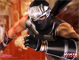 Title screen of Ninja Gaiden on the Microsoft Xbox.