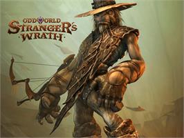 Title screen of Oddworld: Stranger's Wrath on the Microsoft Xbox.