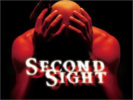 Title screen of Second Sight on the Microsoft Xbox.