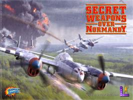 Title screen of Secret Weapons Over Normandy on the Microsoft Xbox.