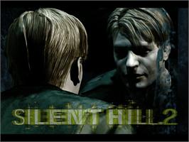 Title screen of Silent Hill 2: Restless Dreams on the Microsoft Xbox.
