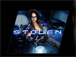 Title screen of Stolen on the Microsoft Xbox.
