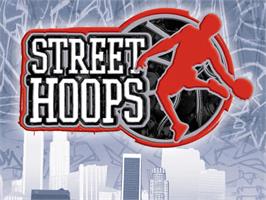 Title screen of Street Hoops on the Microsoft Xbox.