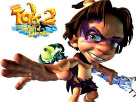 Title screen of Tak 2: The Staff of Dreams on the Microsoft Xbox.