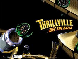 Title screen of Thrillville on the Microsoft Xbox.