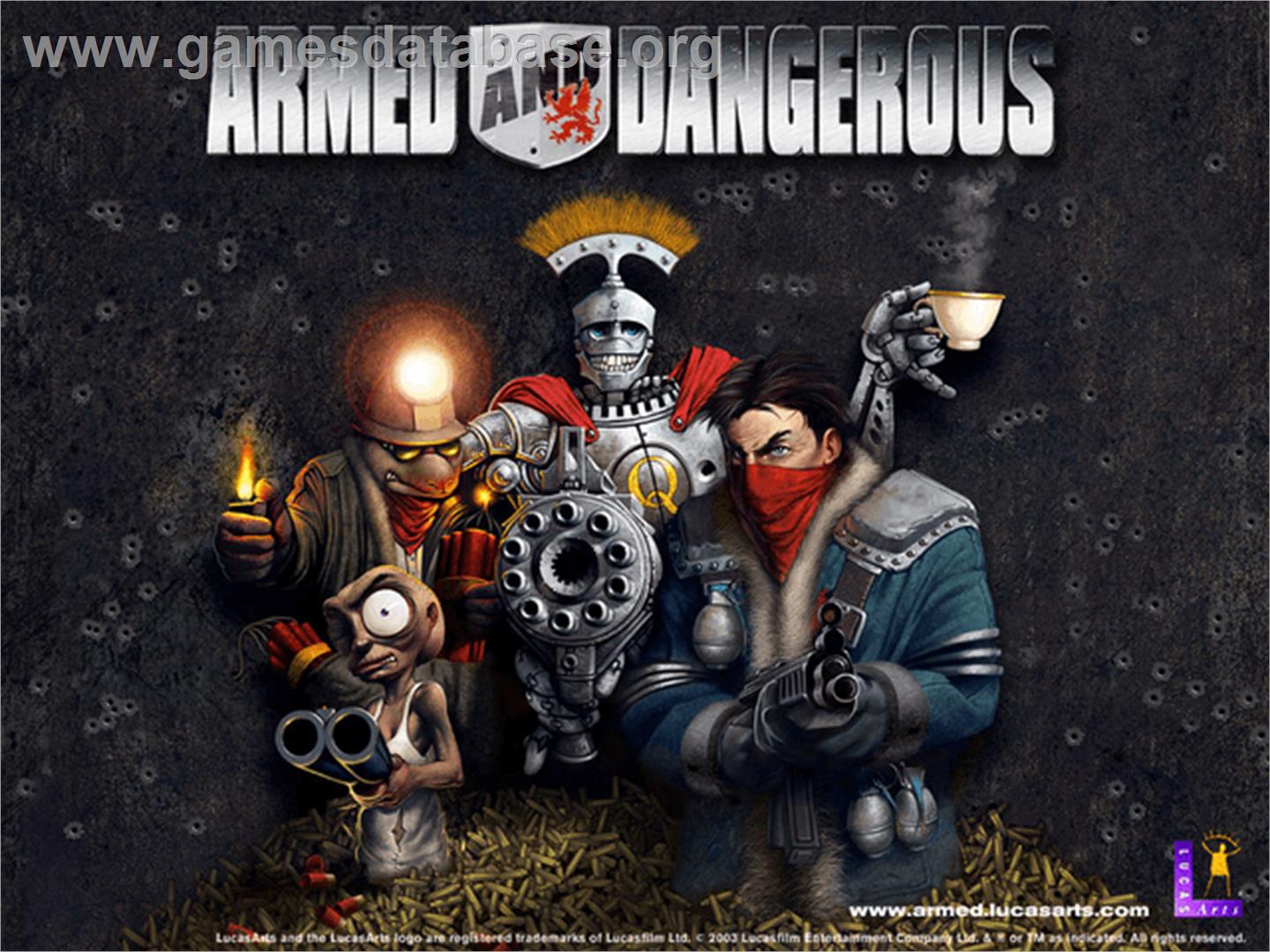 Armed and Dangerous - Microsoft Xbox - Artwork - Title Screen