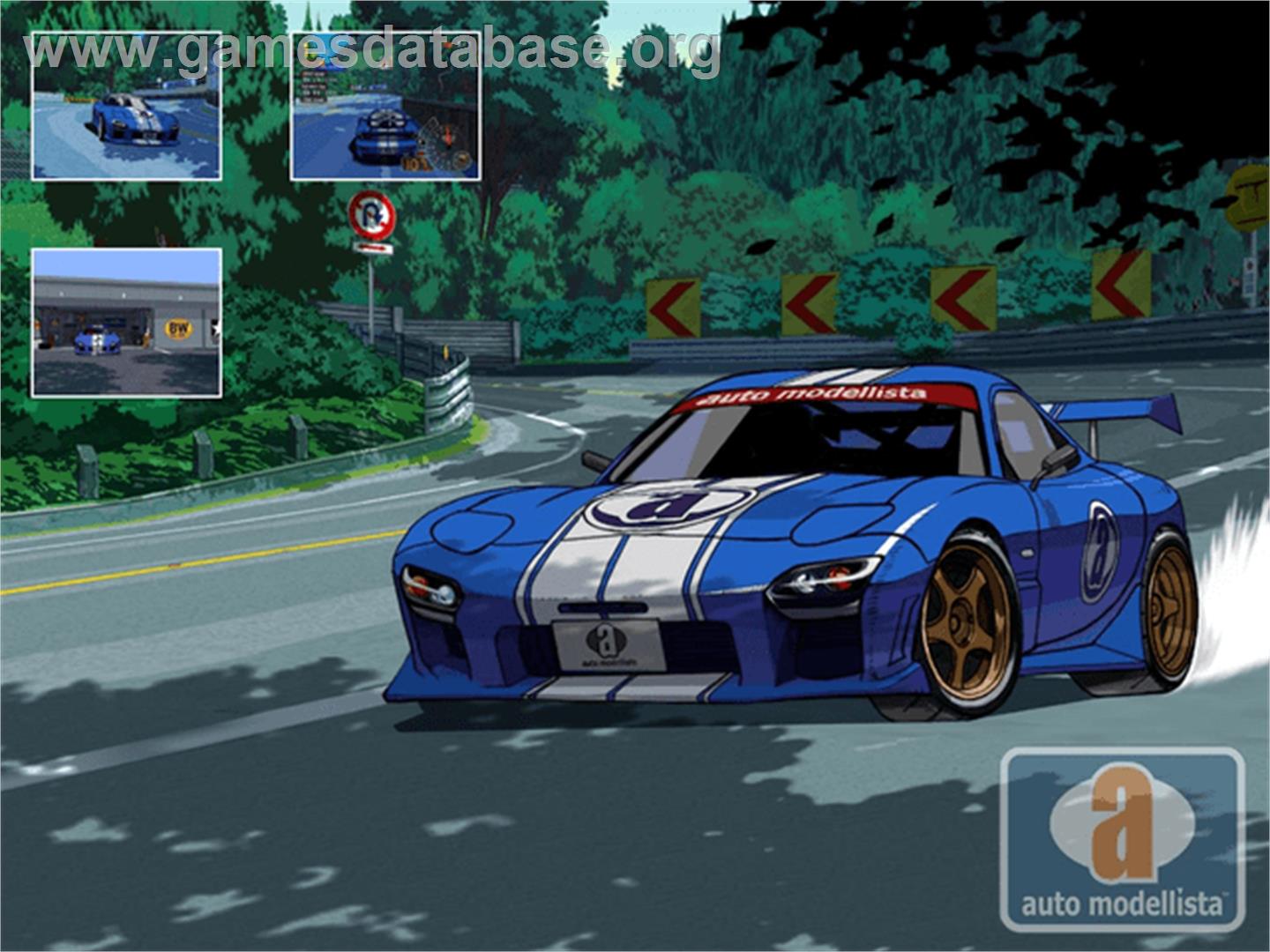 Auto Modellista - Microsoft Xbox - Artwork - Title Screen