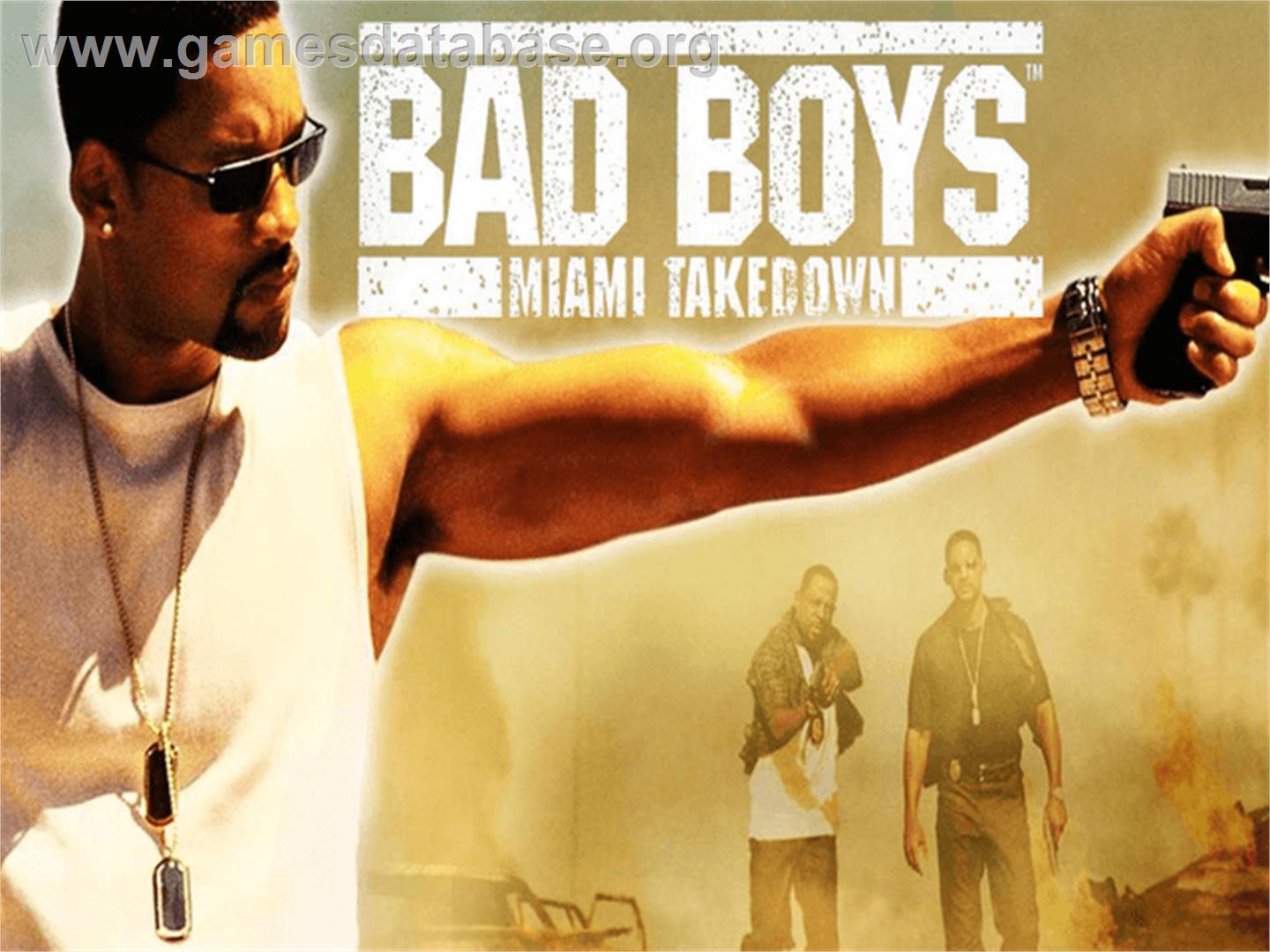 Bad Boys: Miami Takedown - Microsoft Xbox - Artwork - Title Screen