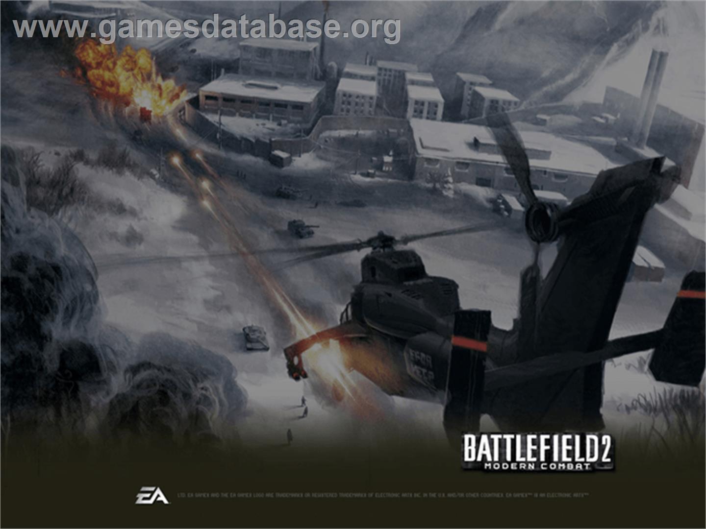 Battlefield 2: Modern Combat - Microsoft Xbox - Artwork - Title Screen