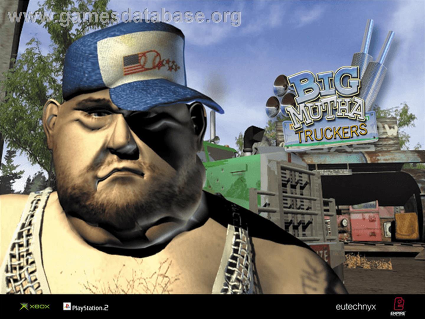Big Mutha Truckers - Microsoft Xbox - Artwork - Title Screen