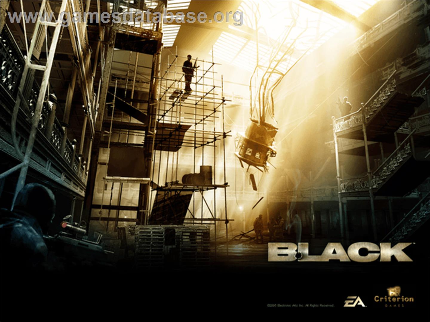 Black - Microsoft Xbox - Artwork - Title Screen