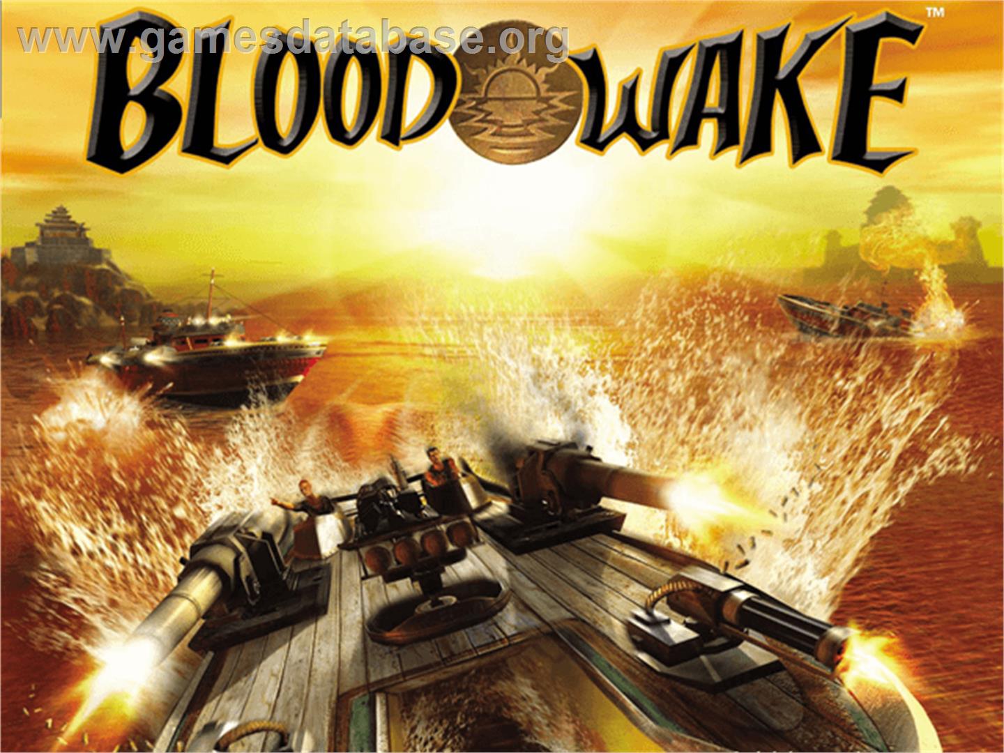 Blood Wake - Microsoft Xbox - Artwork - Title Screen