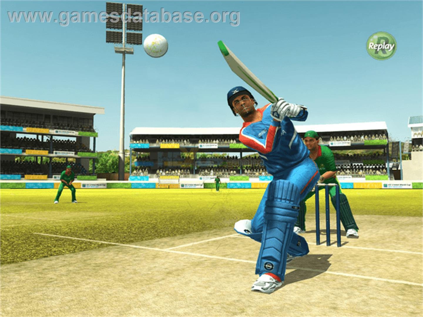 Brian Lara International Cricket 2005 - Microsoft Xbox - Artwork - Title Screen
